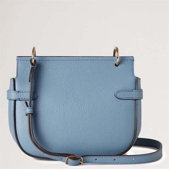 Mulberry Small Amberley Satchel Brighton Blue Small Classic Grain